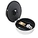 SINOCMP Wall Clock Hidden Safe Clock Safe Secret Safes Hidden Safe Wall Clock for Secret Stash Money Cash Jewelry, 10 inch Plastic Silver Wall Clock Compartment Stash Box