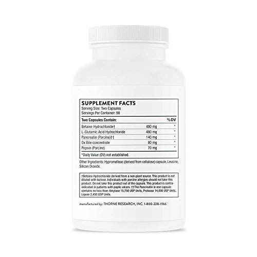 Thorne Advanced Digestive Enzymes (Formerly BioGest) Blend of