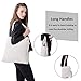 Dimayar Pack of 4 Shopping Bag Crafting Decorating Bag White