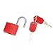 Mini Luggage Locks, Colorful Suitcase Padlocks with Keys (4 Pack)