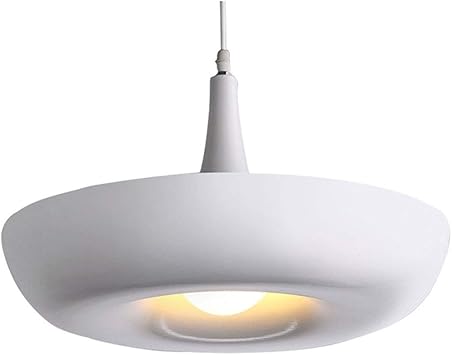 HongLianRiven Candelabro Ventilador de Techo Luz Creativa Blanca Hierro