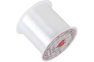 1Roll Beading Cord 0.2mm Non-Stretch Transparent Fish Line Nylon Thread for Jewelry Clever Treatment