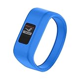 NotoCity Compatible for Garmin Vivofit JR Bands Soft Silicone Replacement Watch Bands for Garmin Vivofit JR/Vivofit JR 2/Vivofit 3(Blue, Small)