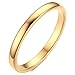2mm High Polished Plain Domed Tungsten Carbide Classic Wedding Band Rings For Women Comfort Fit …
