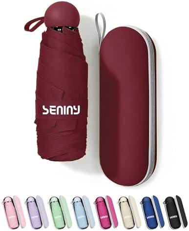 Amazon.com: miliyadexin Mini Travel Sun Umbrella for Purse,Small