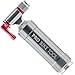 Pro Bike Tool CO2 Inflator with Cartridge Storage Canister Quick, Easy and Safe - for Presta and Schrader - Bicycle Tire Pump for Road and Mountain Bikes - No CO2 Cartridges Included (Titanium) primary