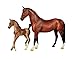 Breyer Classics Blood Bay Warmblood and Foal Set