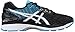 ASICS Men's Gel Nimbus 18 Running Shoe, Black/White/Island Blue, 10 M US