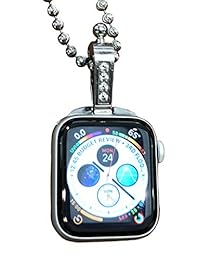 Adaptador de Apple collar de reloj, presentamos (La iclasp) acero inoxidable pulido. (viene con de 30 inch de acero rollo cadena de caja) de (Apple Watch NO incluido). No Producto de Apple.