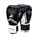 Trideer Pro Grade Boxing Gloves, Kickboxing Bagwork Gel Sparring Training Gloves, Muay Thai Style Punching Bag Mitts, Fight Gloves Men & Women (Black, 14 oz)