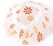 Fashion Design Beautiful Reusable Shower cap - Set of 3 (Blue/Hotpink/Orange(Sunflower pattern))