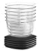 Rubbermaid Premier Food Storage Container, 7 Cup, 5-Pack, Grey