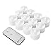 Midafon 12 Pcs Remote Control LED Flameless Candles Votive Candles Flickering Tealight Candles Battery Operated with Remote