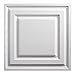 Genesis - Icon Relief White Ceiling Tile (Carton of 12) - Drop/Grid Ceiling - Fast and Easy Installation (2' x 2' Tile)