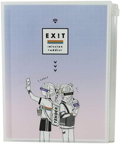 Likeオルチャン ジップファスナー付き 6ポケット クリアファイル ポケットファイル Exit B085vwwl4p 363円 新作製品 世界最高品質人気 正規品送料無料 100 品質保証 激安超特価