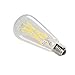 12W Led Filament bulb,Dimmable Edison Style Vintage LED Retro Light Bulb,100W Incandescent Replacement,Natural White 4000K,1200LM, E26 Medium Base Lamp, ST21(ST64) Antique Shape.(2 Pack)