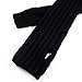 kilofly Fingerless Gloves Arm Warmers Value Pack [Set of 2 Pairs] - Grey, Black