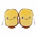 USB Hand Warmer Heated Gloves MOPO Toast Hand Warmers Winter Hot Finger-less Gloves USB Heating Warm Hands Gloves Powered Wearable Fingerless USB Gloves Christmas Gift for Children and Women