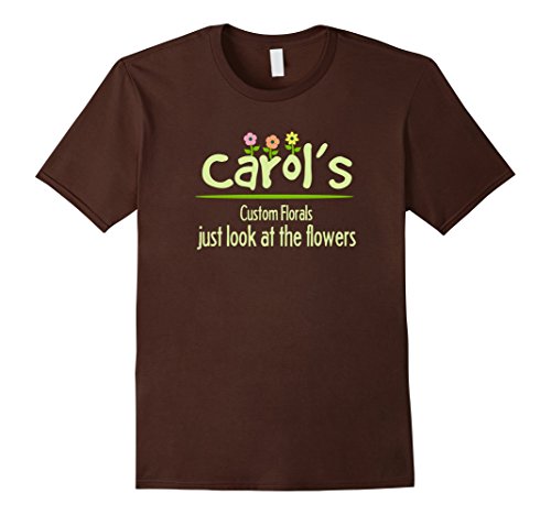Just look at the flowers t-shirt | zombie shirt - male 2xl - brow…