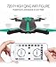 Mini WIFI RC Drone with Camera 2MP HD Camera Live Video Foldable Selfie RC Drone Pocket Altitude Hold Helicopter WIFI Drone Camera 720P HD MINI Drone