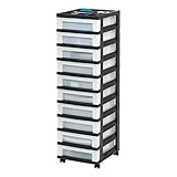 IRIS MC-3100-TOP 10-Drawer Cart with Organizer Top