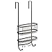iDesign 64371 York Over the Door Bathroom Shower Caddy for Shampoo, Conditioner, Soap, 7.9