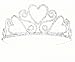 Forum Novelties Glitter Tiara (Adult Size)