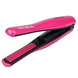 2 in 1 Cordless Curling Iron and Hair Straightener Rechargeable Ceramic Flat Iron with USB Charging