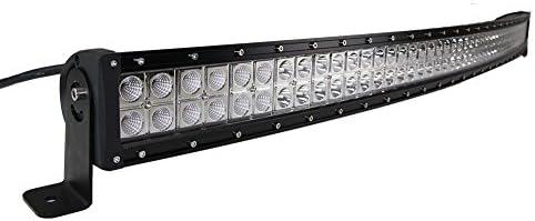 OZ America IP67 300W 10-30V Waterproof Curved LED Light Bar 100pcs*3W PHILIPS LEDs(53-Inch) with Wiring Harness, Mounts