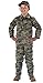 Rothco Kids Camo BDU Shirt - Cargo Uniform Jacket Long Sleeve Utility Shacket, ACU Digital Camo, M
