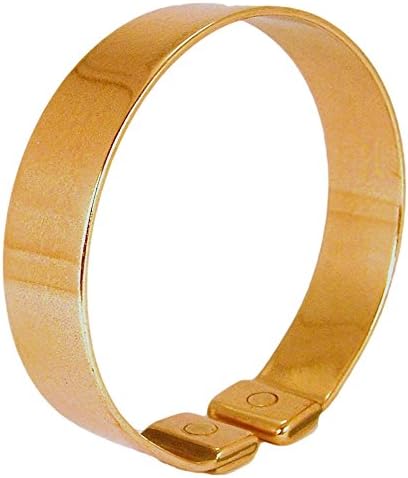 Mens Solid Copper Magnetic Cuff Bracelet Eton Large with Gift Box