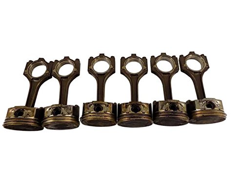 Piston with Connecting Rod Set of 6 3.0L VIN C 8th digit V6 Jaguar X-Type 02-08