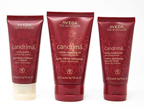 AVEDA CANDRIMA Comfort Gift Set 3 Pieces Cleansing Oil, moisturizer, Body Polish