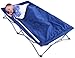 Regalo My Cot Deluxe Portable Toddler Bed, Includes Sleeping Bag, Navythumb 1