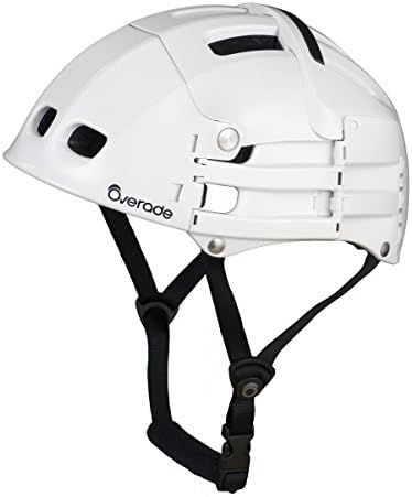 OVERADE Casque Pliable Plixi pour vélo, Trottinette électrique, gyroroue, Skateboard, Roller, VAE - Répond à la Norme CE EN1078, même Protection Qu’Un Casque Classique - Volume divisé par 3