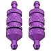 Aluminum Nitro Fuel Filter for 1/10 Traxxas Redcat Exceed RC Nitro Power Car Monster Trucks Off Road Buggy (2-Pack) (Purple)