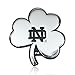 Elektroplate University of Notre Dame NCAA College Shamrock Chrome Plated Premium Metal Car Truck Motorcycle Emblem