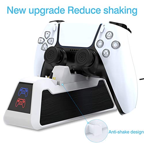 HEYSTOP Laadstation Compatibel met PS5 Controller, Dualsense-Oplaadstation voor PlayStation 5-Controller, kan Worden… - Afbeelding 5