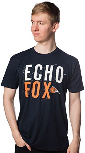 Echo Fox Men's Point Premium T-Shirt (Midnight Navy, Large)