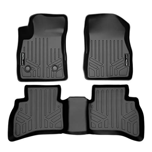 SMARTLINER Custom Fit Floor Mats 2 Row Liner Set Compatible with 2021-2025 Chev…