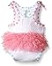 Mud Pie Baby Girl One Piece Crawler Bodysuit, Multi, 0-3 Months