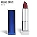 Maybelline New York Color Sensational Red Lipstick Matte Lipstick, Raging Raisin, 0.15 Ounce, 1 Count,Pack of 1,K2028800