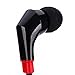 Premium Mono Headset Flat Wired Single Earphone Earbud Mic for iPhone 6 6S Plus, 5S 5C SE - Samsung Galaxy S8, S8+, S7, S6, Edge, Edge+, S5, S4, S3, Active, Note 5 4 3 2 - LG G3 G4 G6 V20