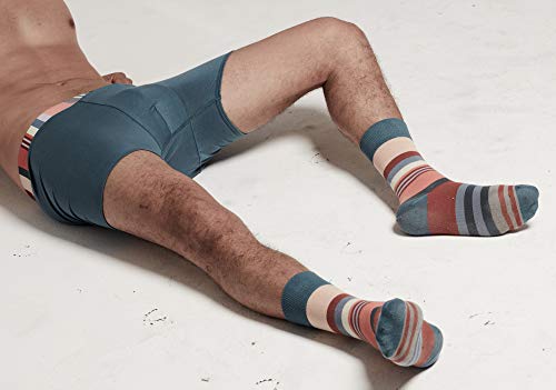 Related Garments Mens Underwear, Boxer Briefs, Casual and No-Show Socks, 1-Pack