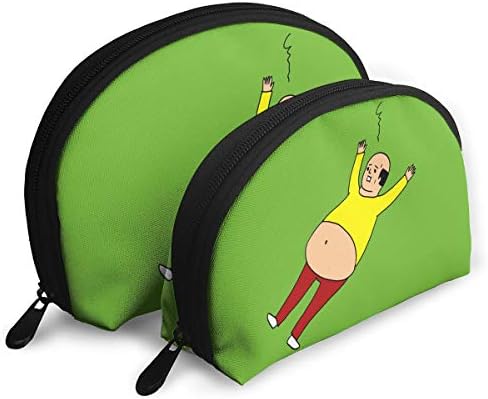 Amazon Co Jp 花くまゆうさく 化粧ポーチ 収納ポーチ メイクポーチ2点セット 半円形ポーチ バッグ おしゃれ 財布 旅行 便利 軽い 化粧品 小物入れ収納 多機能 レディース用 ホーム キッチン