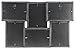 MCS Collage Frame with 6-5x7 Inch Openings, Black (45509)