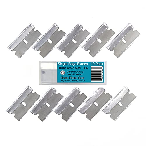 Single Edge Razor Blade 10 Pack Straight Edge Razor Ten Super Sharp