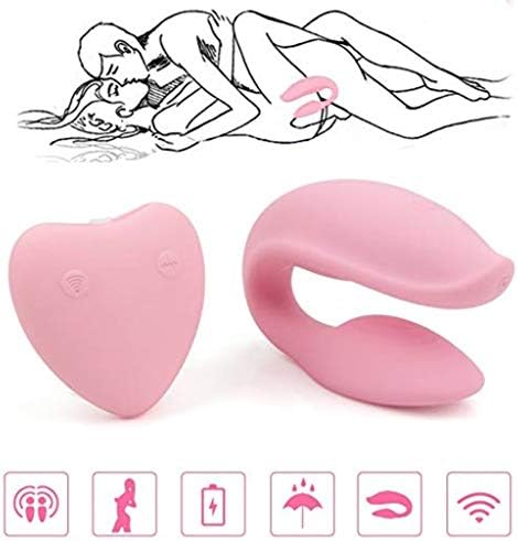 Tuzigexigua Strǎpon U Shaped Powerful Multi-Purpose Silicone Toy Comfortable with 8 Frequency Toy
