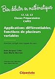 Applications différentiables, fonctions de plusieurs variables L1, L2, L3 Classes Préparatoires CA by 