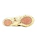MSMAX Ballet Shoes for Girls Toddler Boys Split Sole Dance Slipper Gold Costume Shoes 4 M US Big Kid